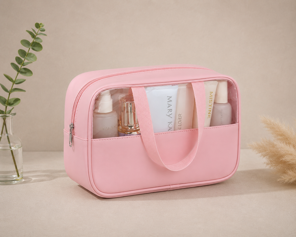 AirPort Travel Bag 'Beige'+'Pink' [medium size]
